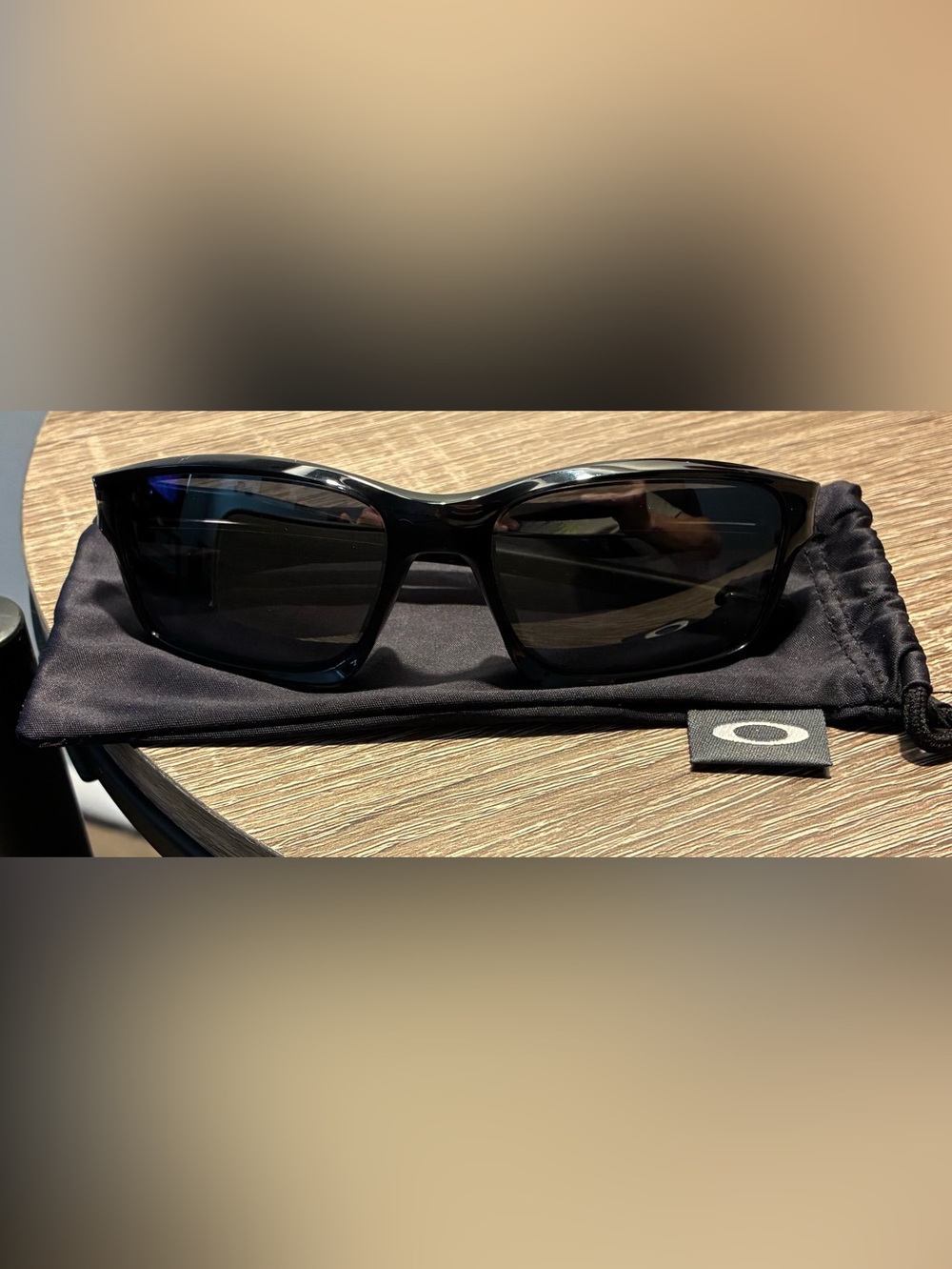 Oakley Chainlink Mens Black Polarized Sunglasses